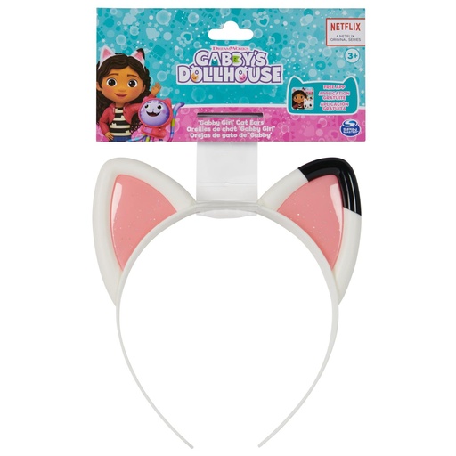 [BT6067373] Diadema de Orejas de Gato de la Casa de Muñecas de Gabby's 3a+