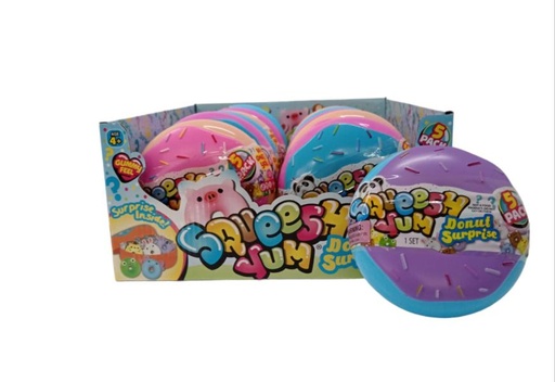 [JU3357] Figuras Squeesh Yum Donas Sorpresas Set de 5  4a+  / Surtido 3 -  Se venden por separado