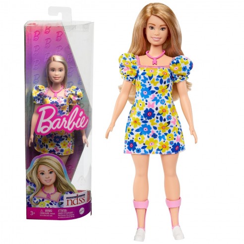 [MTHJT05] Muñeca Barbie Fashionista - sindrome de Down 3a+