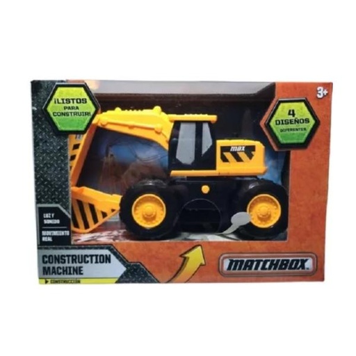 [FX99849] Vehículos Matchbox de Friccíon Ciudad de Constructor C/Luz Sonido Surt/3 3a+