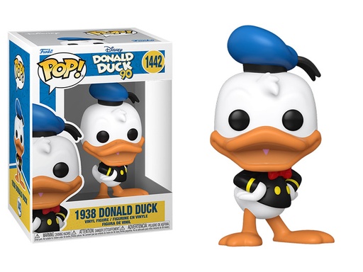 [FK75722] Figura Funko Pop! Disney Donald Duck 90 (1442) 1938 Donald Duck 3a+