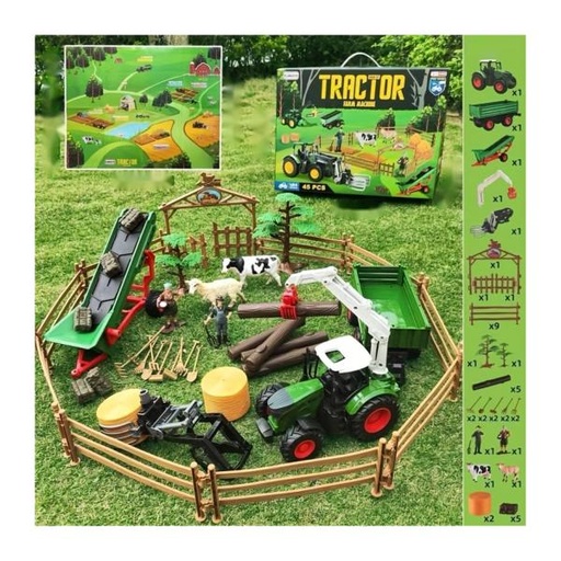 [WW3902] Conjunto de Granja 45Pzs 4a+ (450737)