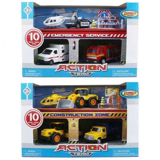 [SU71010] Estación de Rescate y Equipo de Construcción en Set 3a+ / Surtido de 2 / Se venden por separado