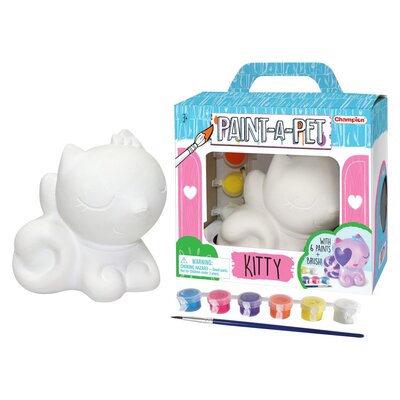 [CMDIY799] Gato de Yeso para Pintar Kitty 3a+