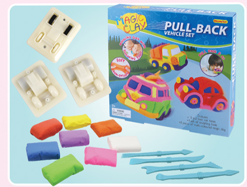 [CMDIY868] Plasticina Set de 3 Coches para Esculpir 8a+