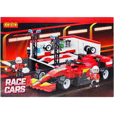 [CO3462] Carro de Formula 1 y Estación Armable 502Pzs 6a+