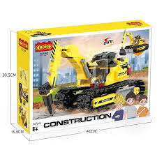 [CO3729] Cogo - Maquinaria de Construccíon Armable 2en1 6a+