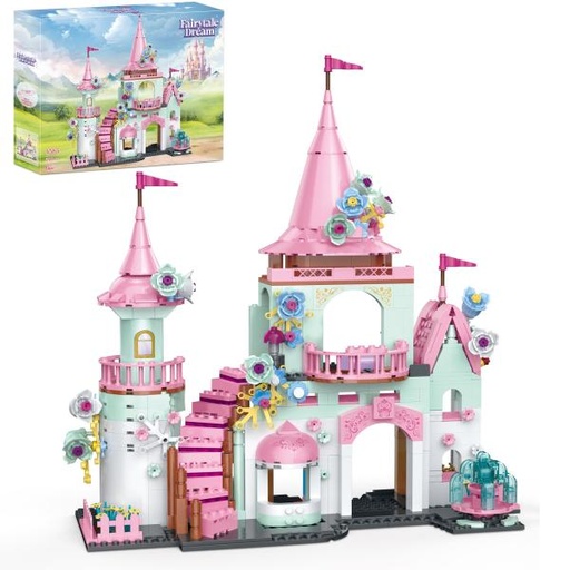 [CO4585] Cogo - Castillo de princesa Sueño de Hadas Armable 740Pzs 6a+