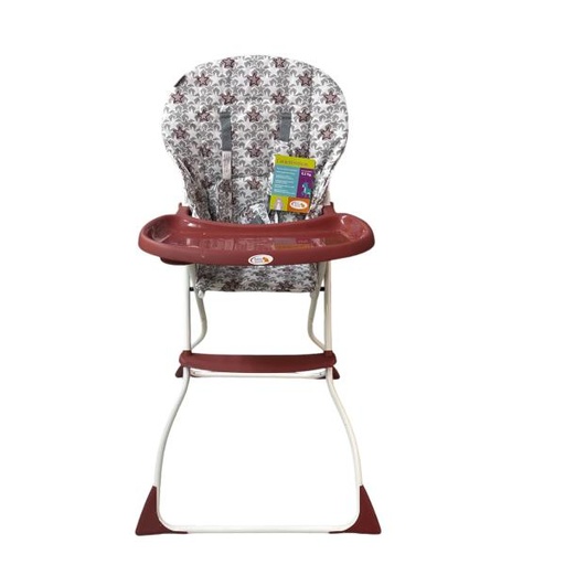 [FDAH519R] Silla Alta para Comer Roja con Estrellas  7-36m 15Kg Max(457033)