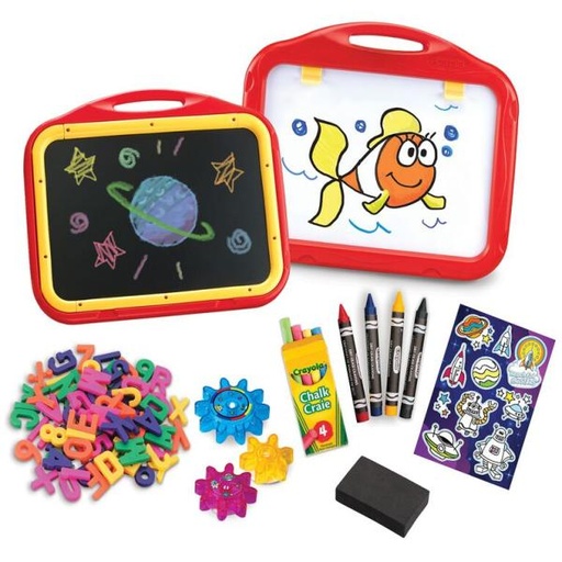 [GP5086-06] Pizarra Portátil de 2 Caras Creativa y Divertida 3a+