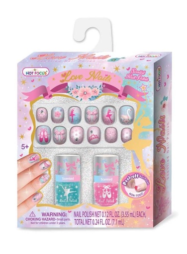 [HF040BB] Set para Decorar Uñas de Bailarina 5a+