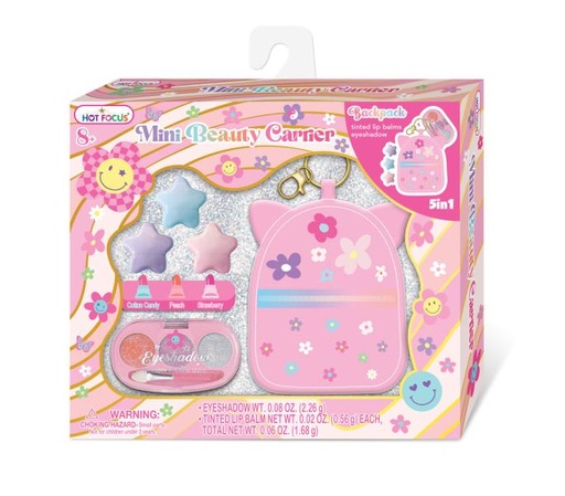 [HF150GF] Mini Bolsito de Cosméticos 5en1 de Flores 8a+