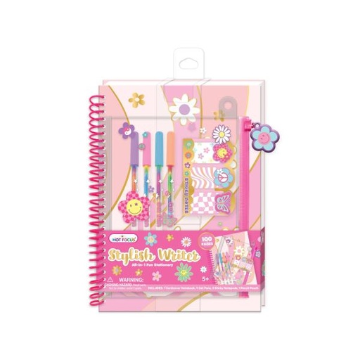 [HF258GF] Diario con Accesorios de Flores 5a+