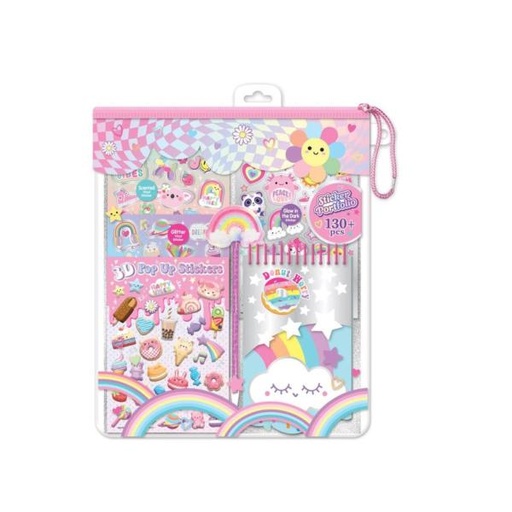 [HF341RB] Portafolio con Stickers que Alunbran 5a+