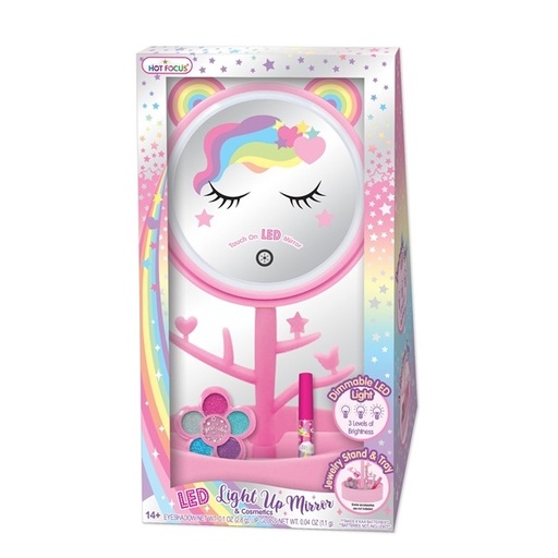[HF636RB] Espejo con Luz y Cosméticos de Unicornio  14a+