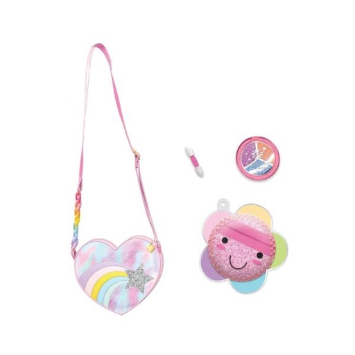 [HF731RB] Bolso de Corazon con Cosmeticos 8a+