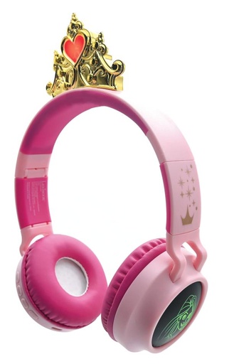 [LX015DP] Audifonos Bluetooth con luces de Princesa Disney 4a+( 100975 )