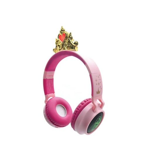 [LX015DP] Audifonos Bluetooth con luces de Princesa Disney 4a+(100975)