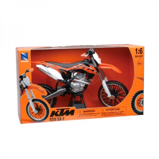 [TY49613] Motocicleta KTM 450 SXF 1:6 8a+