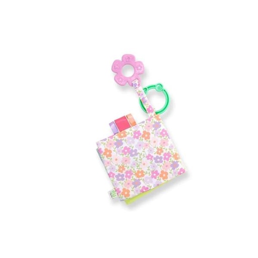 [VR16876] Libro Suave y Afelpado 4 Páginas con Mordedor 0m+ Rosado