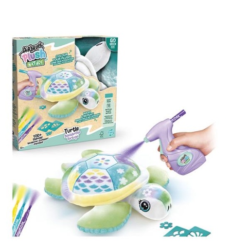 [CTOFG280] Peluche de Tortuga para Personalizar con 100 Plantillas 6a+