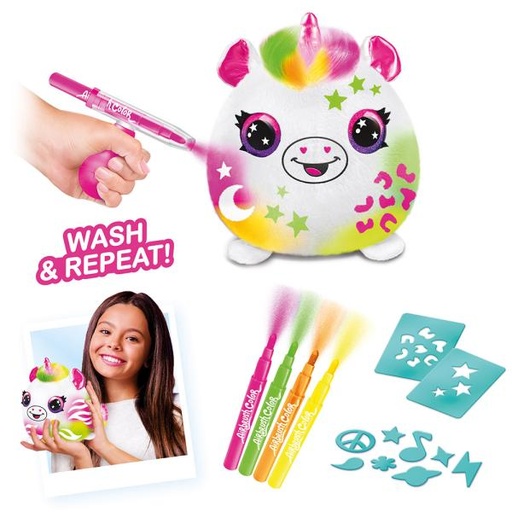 [CTAIR022] Peluche con Aerógrafo Lavable 15cm  Surt/3  6a+