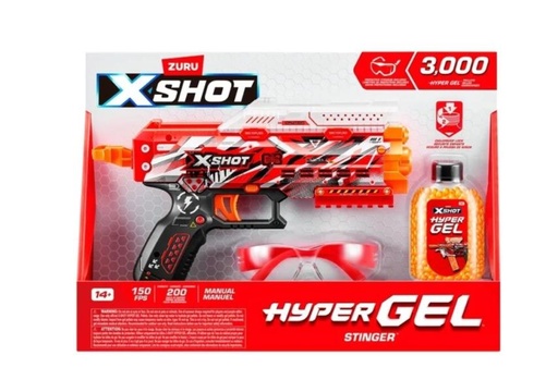 [ZU36728] X-Shot Lanzador de Bolitas de Gel Stinger 14a+