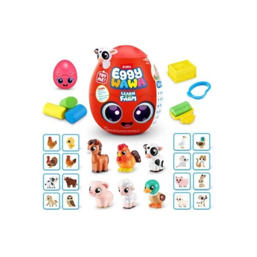 [ZU15102] Huevo Aprendo de la Granja Animales Palabras y Sonidos 18m+