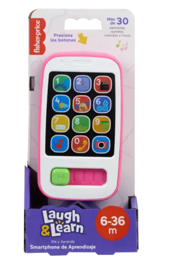 [MTHXB84] F-P Ríe y Aprende Smart Phone De Aprendizaje Rosa
