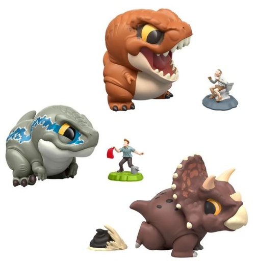 [MTHVB36] Figuras Jurassic World Bite Club 4a+ ( Surtido de 3 - Se venden por Separado )