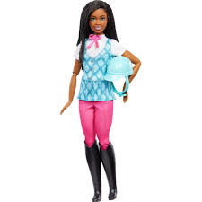 [MTHXJ39] Muñeca Barbie Brooklyn en Equitacion 3a+