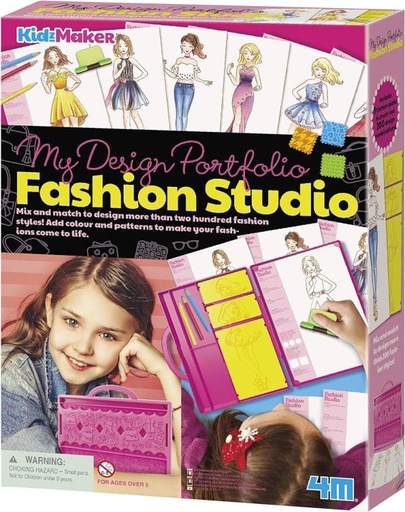 [4M4720] Kidz Maker Mi Portafolio de Diseño Estudio de Modas 5a+