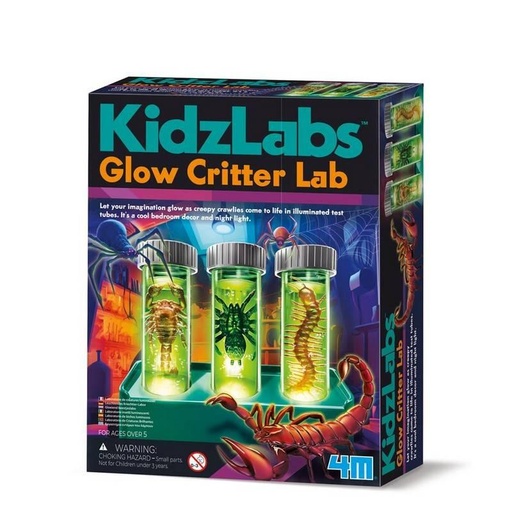 [4M3469] Kidz Labs Laboratorio de Criaturas Luminosas 5a+