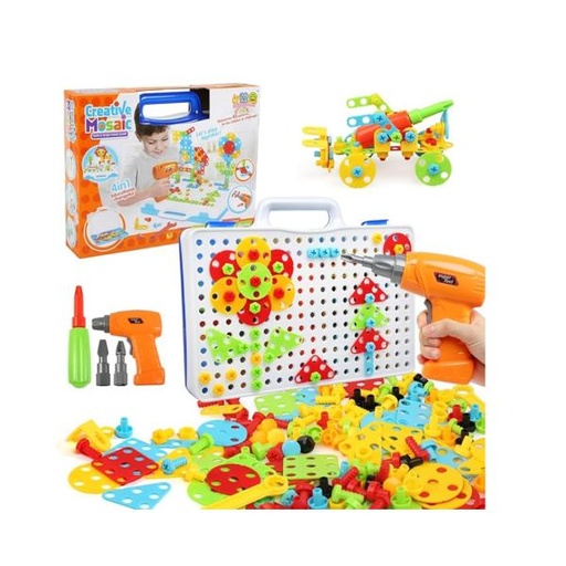 [WW508] Rompecabezas de Mosaico Craativo de Mosaico 4en1 237Pzs 3a+ (452694)