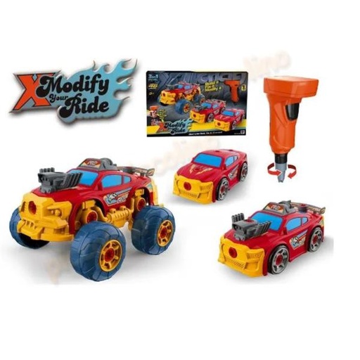 [WW661368] Set de Vehiculos Armables 3en1 46Pzs 3a+ Rojos (453578)