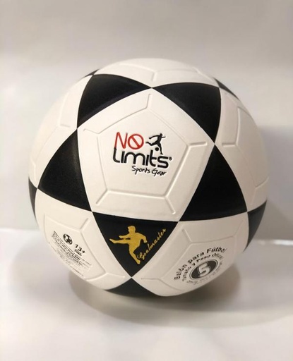 [WX445733] Balón Fútbol Laminado PVC con Neum #5 Blanco/Negro