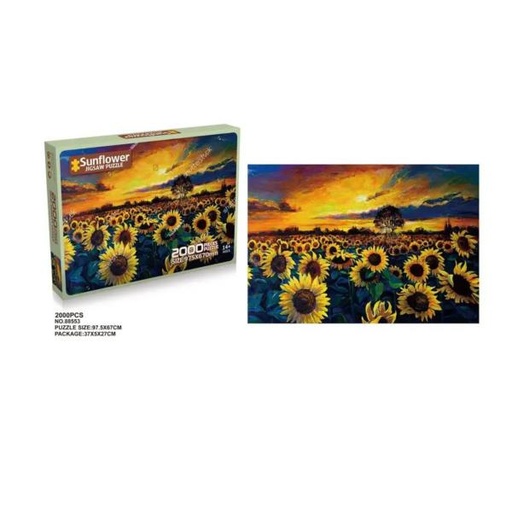 [WW88553] Rompecabezas de Girasoles 2000 Pzs 14a+ (453202)