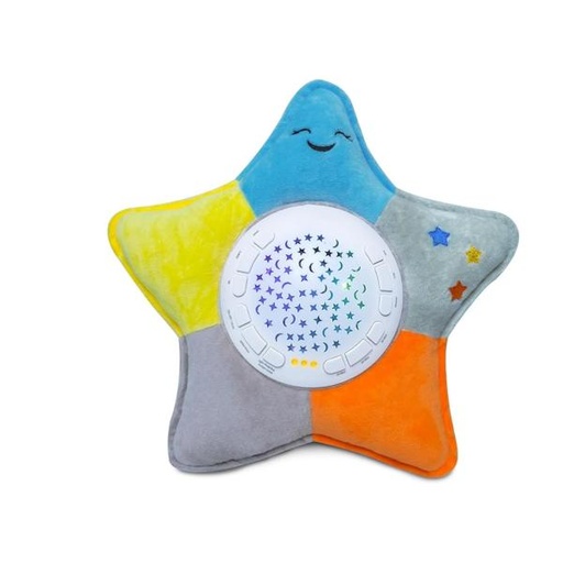 [WWFM66638] Peluche De Estrella Multicolor Con Proyeccion De Luces Y Musica Suave 0M+ (452847)