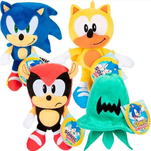 [JP414484] Peluches de Sonic the Hedghog / Surtido de 4 ( Se venden por Separado ) 3a+