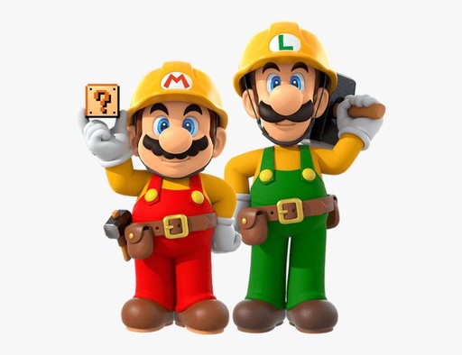 [JP413814] Figuras de Super Mario y Luigi Constructor 3a+