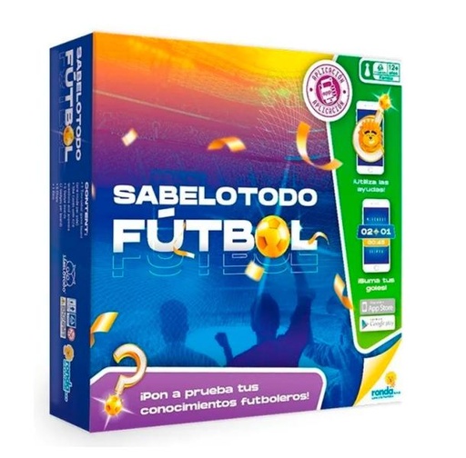 [RN12239] Juego de Mesa Sabelotodo Fútbol 12a+