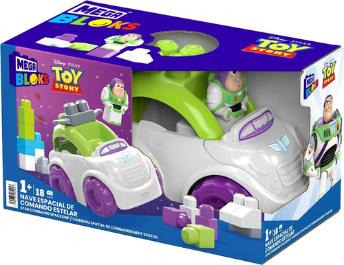 [MTHHN02] Nave Espacial Comando Espacial Mega Bloks 18pcs 1a+
