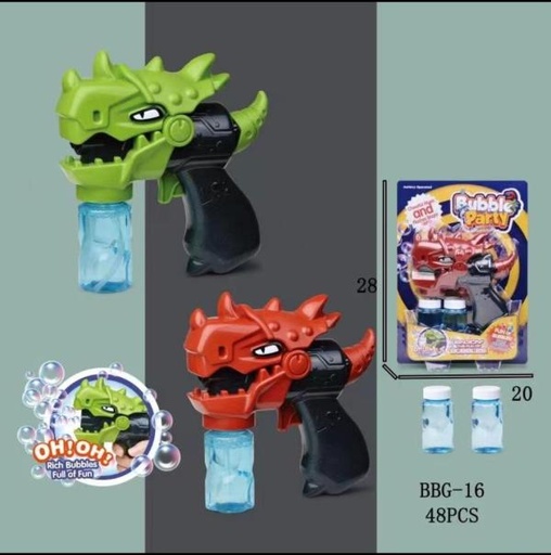 [WWKM1388] Lanzador de Burbujas de Dragon 3a+ ( Surtido de 2 Se venden por Separado )