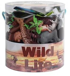[WWA968] Balde de Figuras de Animales de la Selva 3a+(447157)
