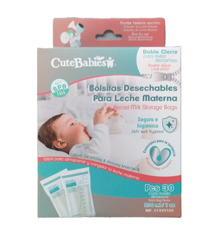 [AC21999729] Baby Basics Bolsitas Desechables para Leche Materna 30Pzs (997291)