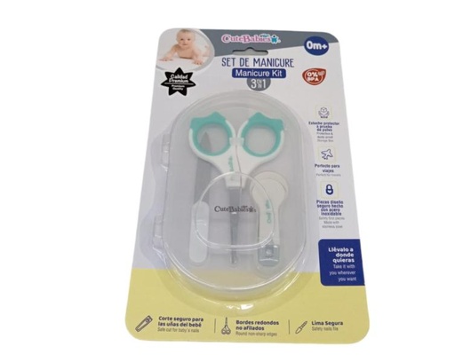 [AC21250003] Baby Basics Set de Manicure 3en1 para Bebé 0m+(500033)
