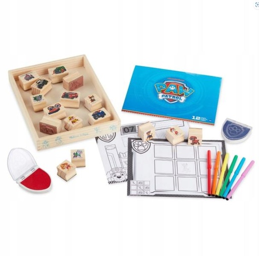 [MD33264] Sellos de Madera de Paw Patrol 25 Pzs 4a+