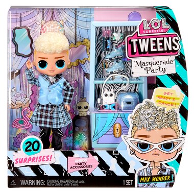 [MG584131] Muñeca L.O.L Sorpresa Tweens Fiestas de Mascaras 3a+(Max Wonder)