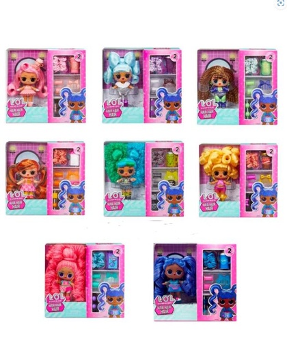 [MG584445] Muñeca L.O.L Sorprise Hair Hair Hair Serie 2 / 3a+ ( Surtido de 8 Se venden por separado )