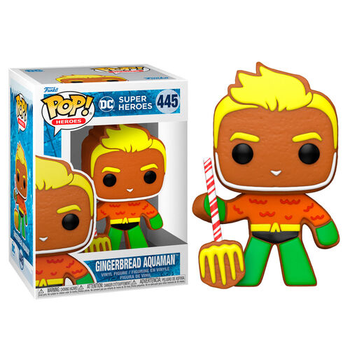 [FK64321] Figura Funko Pop! DC Comics (445) Gingerbread Aquaman 3a+